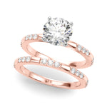 14kt Yellow Gold Engagement Ring with 1/5 ct tw SI1-SI2, G-H Diamonds - Timeless Elegance