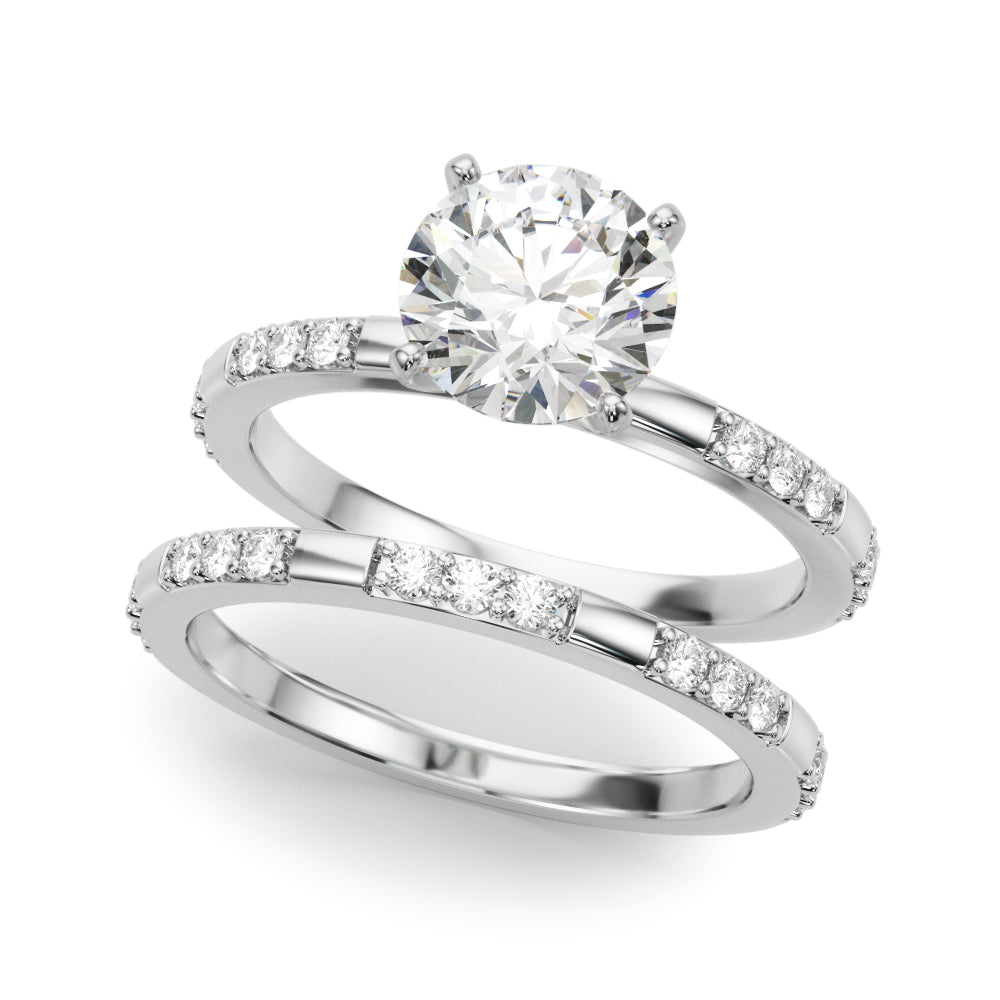 14kt Yellow Gold Engagement Ring with 1/5 ct tw SI1-SI2, G-H Diamonds - Timeless Elegance