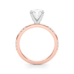 14kt Yellow Gold Engagement Ring with 1/5 ct tw SI1-SI2, G-H Diamonds - Timeless Elegance