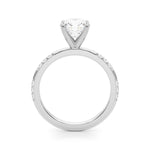 14kt Yellow Gold Engagement Ring with 1/5 ct tw SI1-SI2, G-H Diamonds - Timeless Elegance