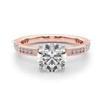 Elegant 14k Yellow Gold Engagement Ring - 3/8 ct tw SI1-SI2 G-H Diamonds