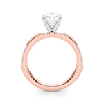 Elegant 14k Yellow Gold Engagement Ring - 3/8 ct tw SI1-SI2 G-H Diamonds
