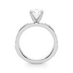 Elegant 14k Yellow Gold Engagement Ring - 3/8 ct tw SI1-SI2 G-H Diamonds
