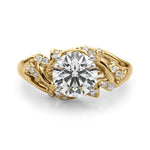 14kt Yellow Gold Ring Setting - STYLE 