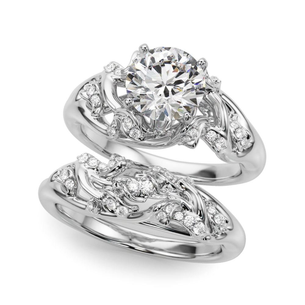 14kt Yellow Gold Ring Setting - STYLE 
