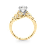 14kt Yellow Gold Ring Setting - STYLE 