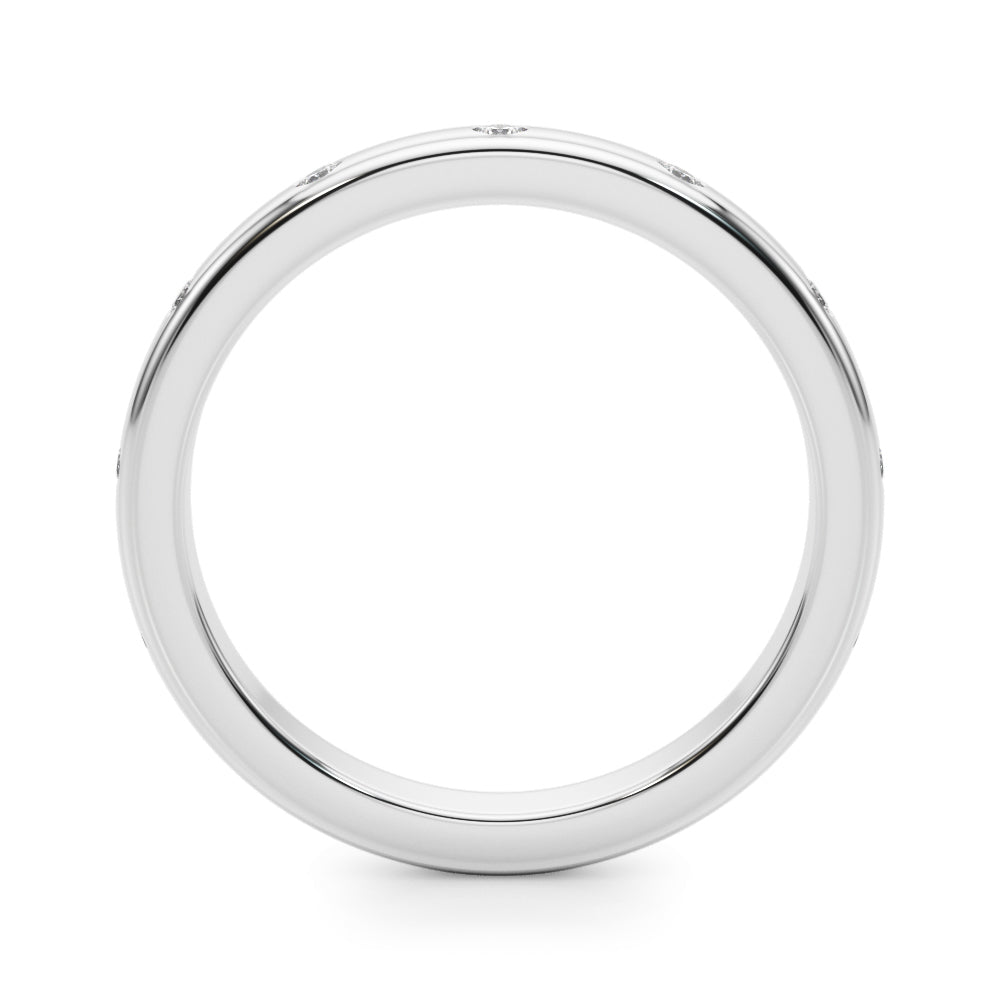 Elegant 14kt Yellow Gold 1/8 CTW Diamond Band Ring - Style 