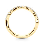 Elegant 14kt White Gold 3/8 Carat TW Diamond Wedding Band