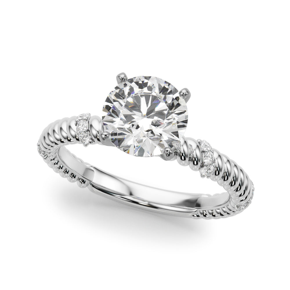 STYLE # 51262-E CABLE DIA ENGAGEMENT RING