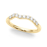 14kt White Gold 1/4 ct TW SI1-SI2 G-H Diamond Wedding Band - Style 