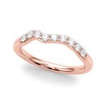 14kt White Gold 1/4 ct TW SI1-SI2 G-H Diamond Wedding Band - Style 