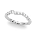 14kt White Gold 1/4 ct TW SI1-SI2 G-H Diamond Wedding Band - Style 