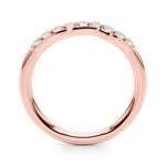 14kt White Gold 1/4 ct TW SI1-SI2 G-H Diamond Wedding Band - Style 
