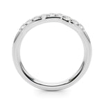 14kt White Gold 1/4 ct TW SI1-SI2 G-H Diamond Wedding Band - Style 