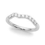 14kt White Gold 1/4 ct TW SI1-SI2 G-H Diamond Wedding Band - Style 