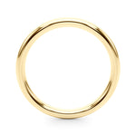 Classic 14k White Gold Plain Wedding Band - Timeless Elegance