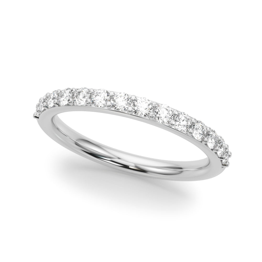 Elegant 14kt White Gold 3/8 ct tw Diamond Wedding Band (SI1-SI2, G-H)