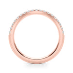 Elegant 14kt White Gold Wedding Band - 1/3 ct tw SI1-SI2, G-H Diamonds