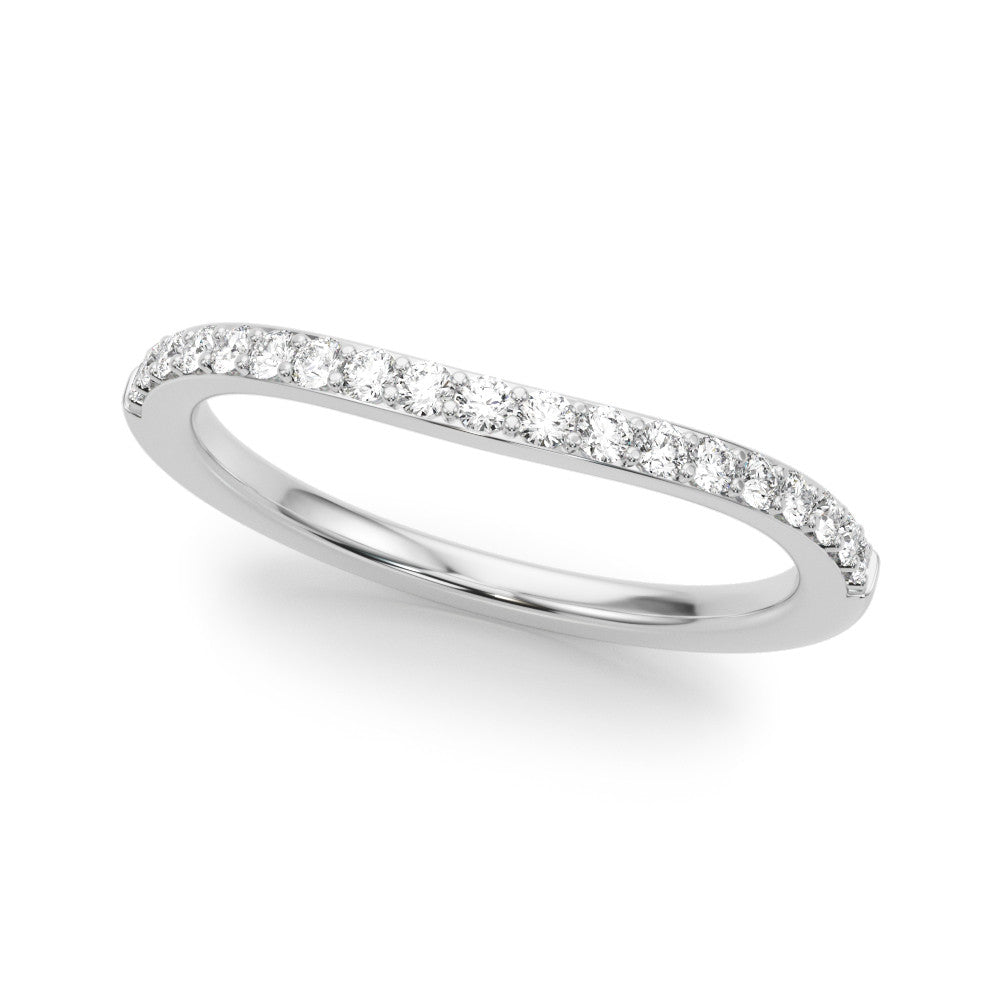 Elegant 14kt White Gold 1/3 Carat TW SI1-SI2 G-H Diamond Wedding Band