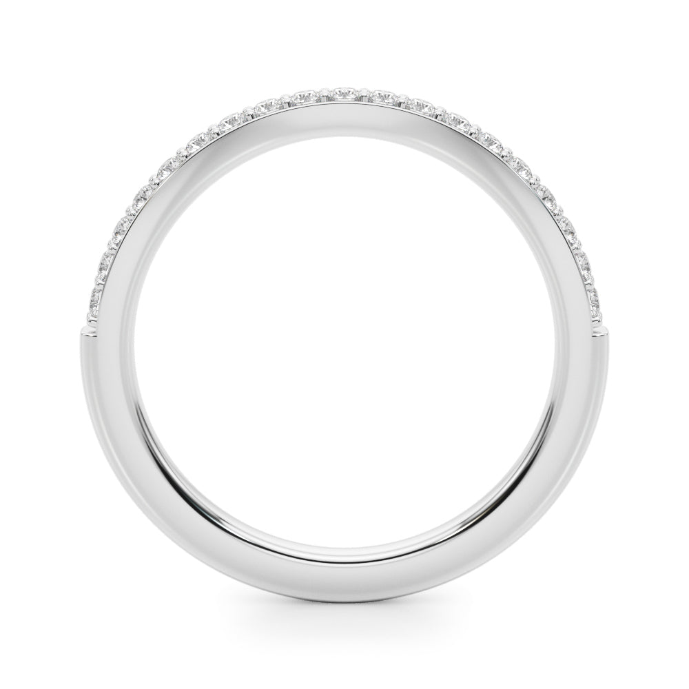 Elegant 14kt White Gold 1/3 Carat TW SI1-SI2 G-H Diamond Wedding Band