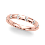 1/5 CT TW Diamond Wedding Band in 14kt Yellow Gold - Adjustable & Customizable