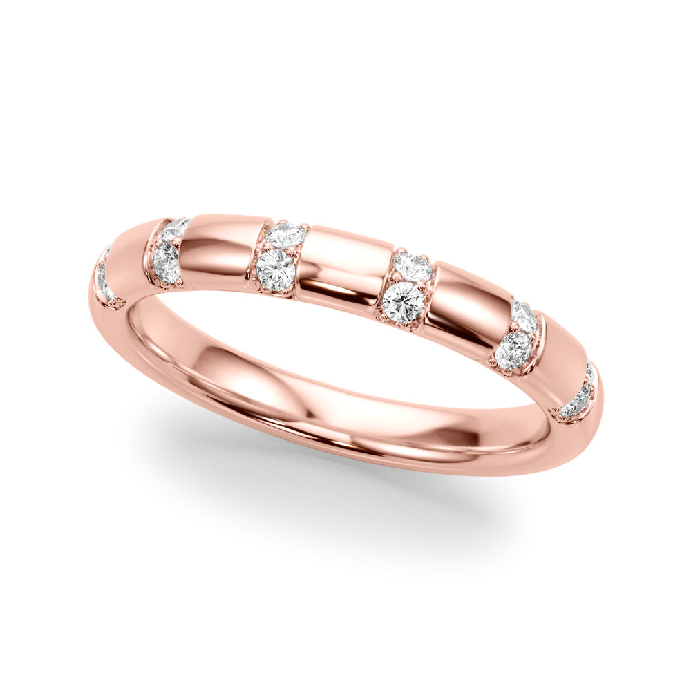 1/5 CT TW Diamond Wedding Band in 14kt Yellow Gold - Adjustable & Customizable