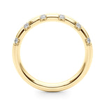1/5 CT TW Diamond Wedding Band in 14kt Yellow Gold - Adjustable & Customizable