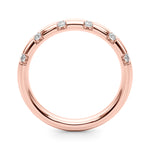 1/5 CT TW Diamond Wedding Band in 14kt Yellow Gold - Adjustable & Customizable