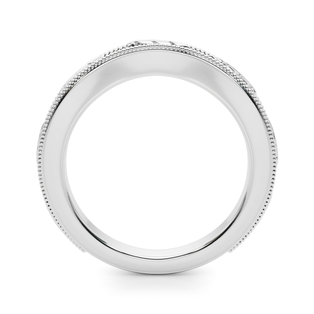 14kt Yellow Gold 1/6 CTW SI1-SI2 G-H Diamond Wedding Band - Style 