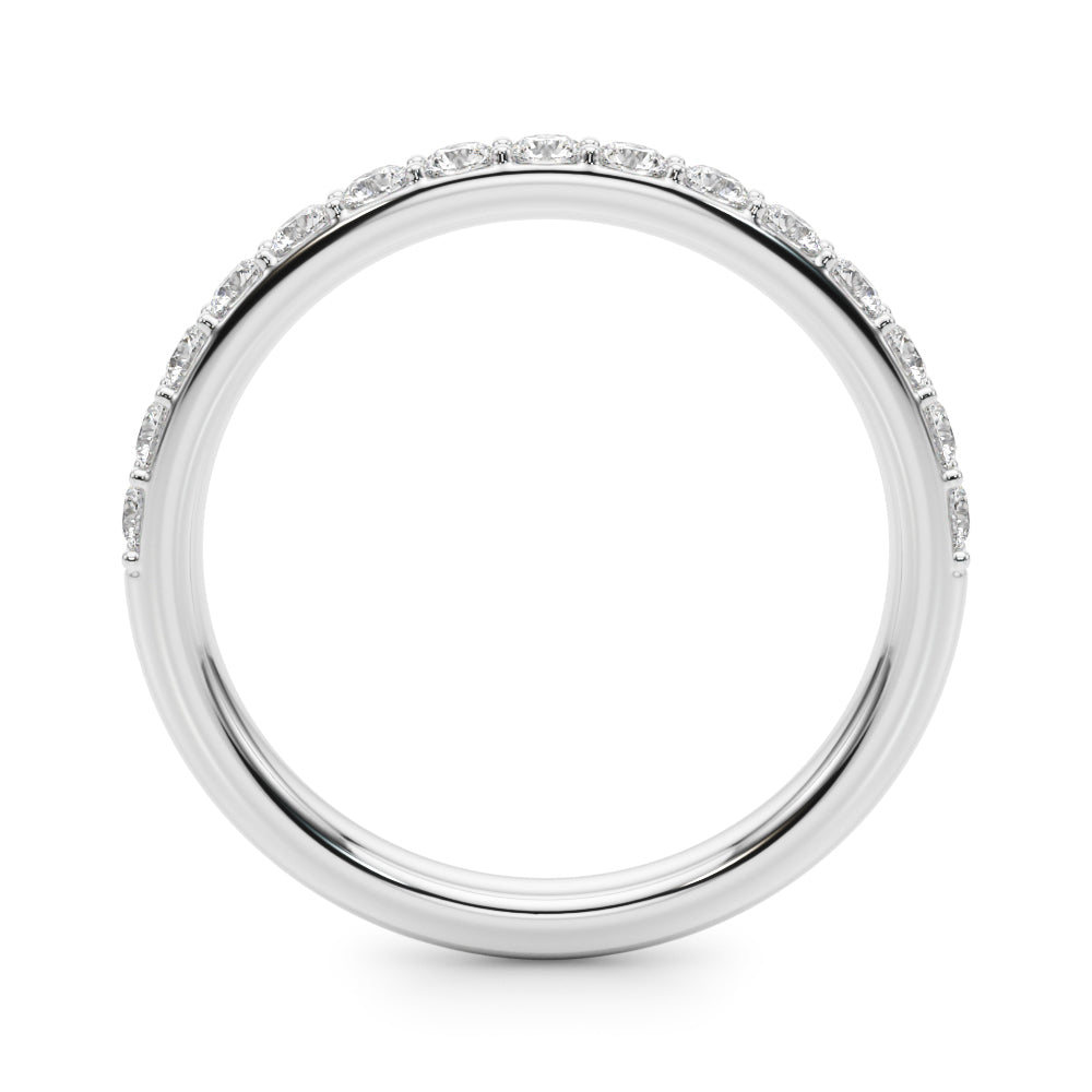 Exquisite 1/2 Carat TW SI1-SI2 G-H Diamond Wedding Ring in 14kt White Gold - Style 