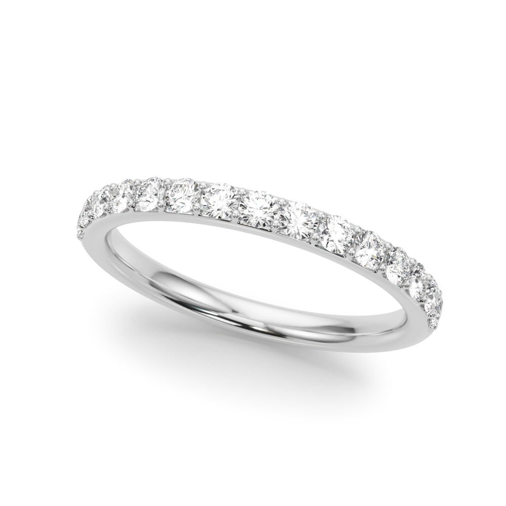 Exquisite 1/2 Carat TW SI1-SI2 G-H Diamond Wedding Ring in 14kt White Gold - Style 