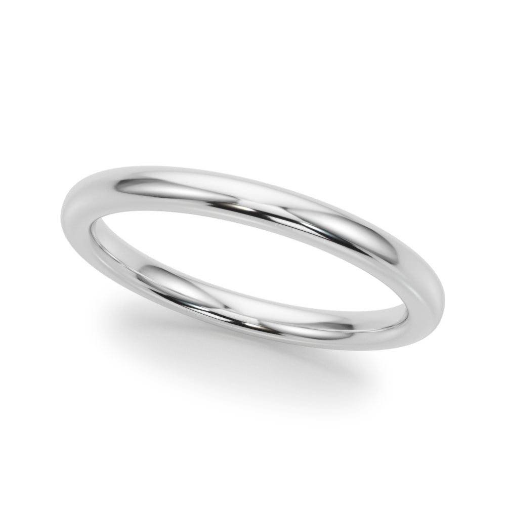 14kt White Gold Wedding Ring - STYLE 