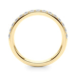 1/2 CT TW SI1-SI2 G-H Diamond Wedding Band Ring in 14kt White Gold - Style 