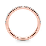 1/2 CT TW SI1-SI2 G-H Diamond Wedding Band Ring in 14kt White Gold - Style 