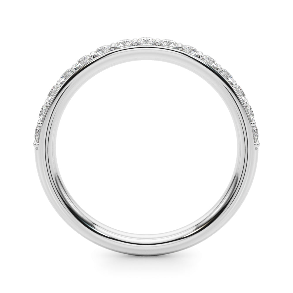14kt White Gold 1/2 ct TW SI1-SI2 G-H Wedding Band - Style 