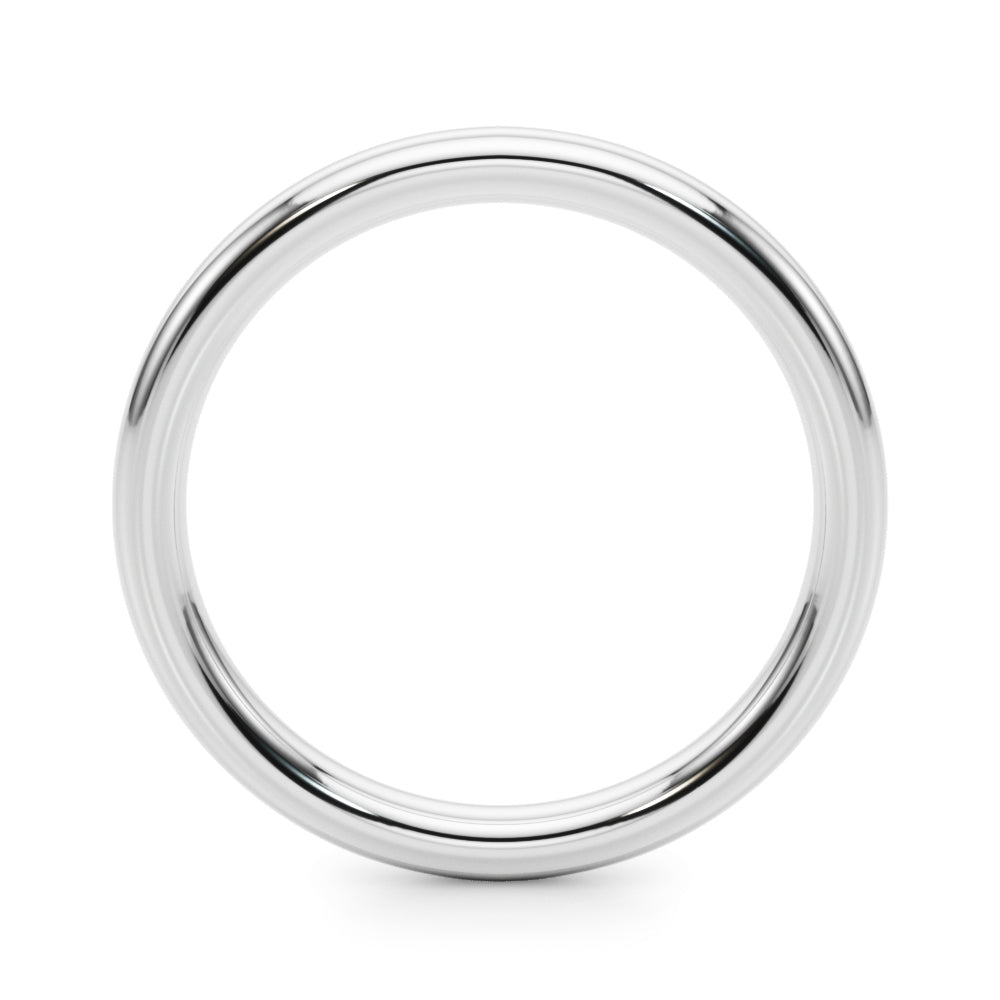 14kt White Gold Ring with 2.15 DWT Polished Weight - STYLE 