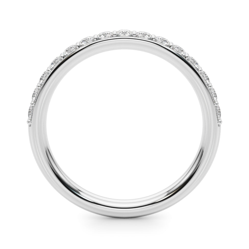 14kt White Gold 1/2 Carat TW Wedding Band - SI1-SI2, G-H Clarity/Color