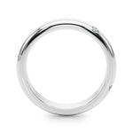 14kt White Gold Wedding Band - 1/8 ct tw SI1-SI2, G-H Diamonds