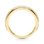 14kt Yellow Gold Wedding Band - 1/5 ct tw SI1-SI2 G-H Diamonds