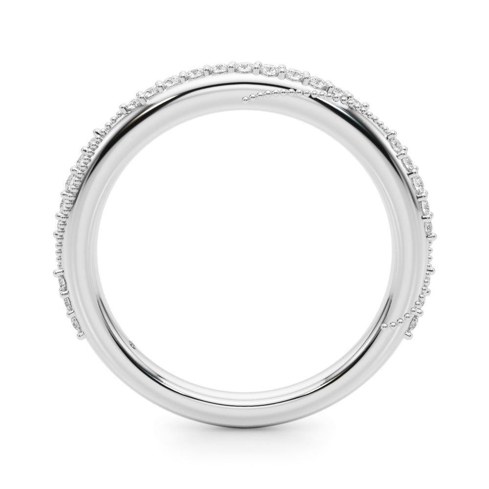 14kt Yellow Gold Wedding Band - 1/5 ct tw SI1-SI2 G-H Diamonds