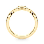 14kt Yellow Gold Wedding Band - 1/6 ct TW SI1-SI2 G-H Diamonds