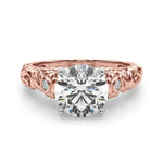 14kt Yellow Gold Semi-Mount Diamond Engagement Ring Setting - STYLE 
