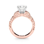 14kt Yellow Gold Semi-Mount Diamond Engagement Ring Setting - STYLE 