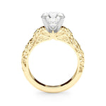 14kt Yellow Gold Semi-Mount Diamond Engagement Ring Setting - STYLE 