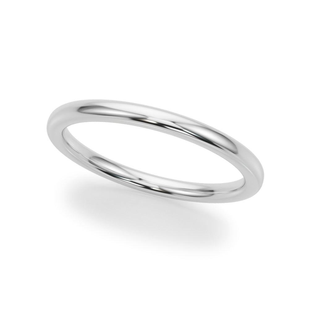 14kt White Gold Wedding Ring - STYLE 