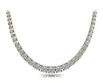 Timeless Graduated Stone Basket Necklace - Classic & Elegant