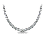 Timeless Graduated Stone Basket Necklace - Classic & Elegant