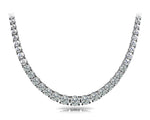 Timeless Graduated Stone Basket Necklace - Classic & Elegant