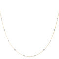 Elegant 1 CTW Diamond Solitaire Necklace in 14kt White Gold - STYLE 