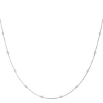 Elegant 1 CTW Diamond Solitaire Necklace in 14kt White Gold - STYLE 